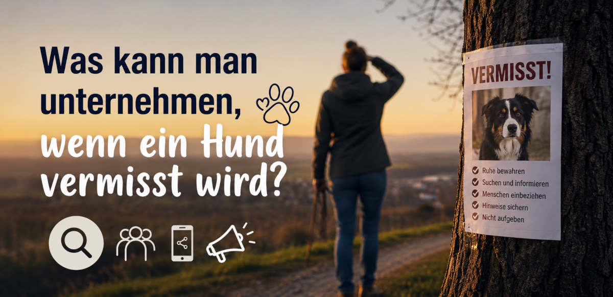 Vermisster Hund – was tun wenn der Hund weg ist