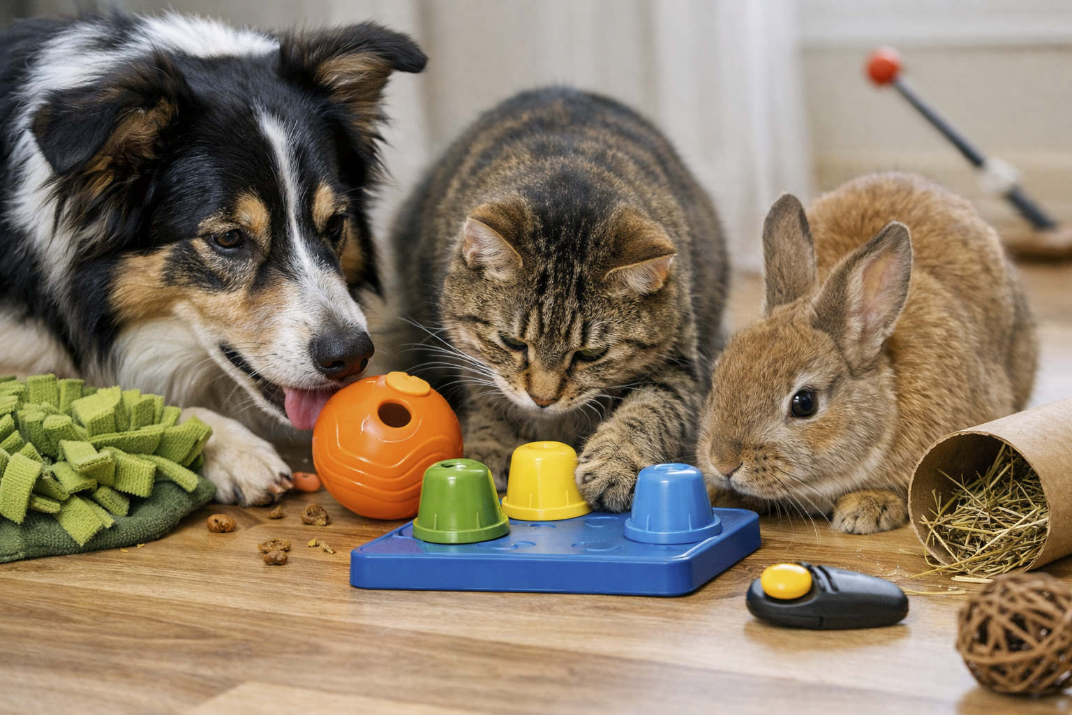 Hund beim Spielen – Beschäftigung kann ruhig und sinnvoll sein